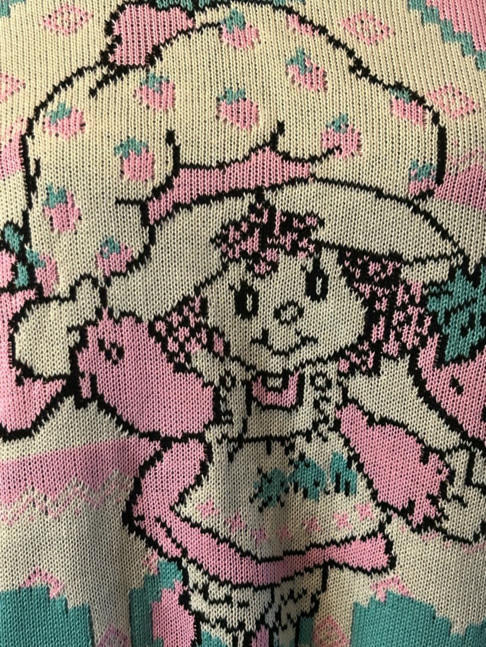 Strawberry Shortcake Knit Sweater - Picture 2 of 4